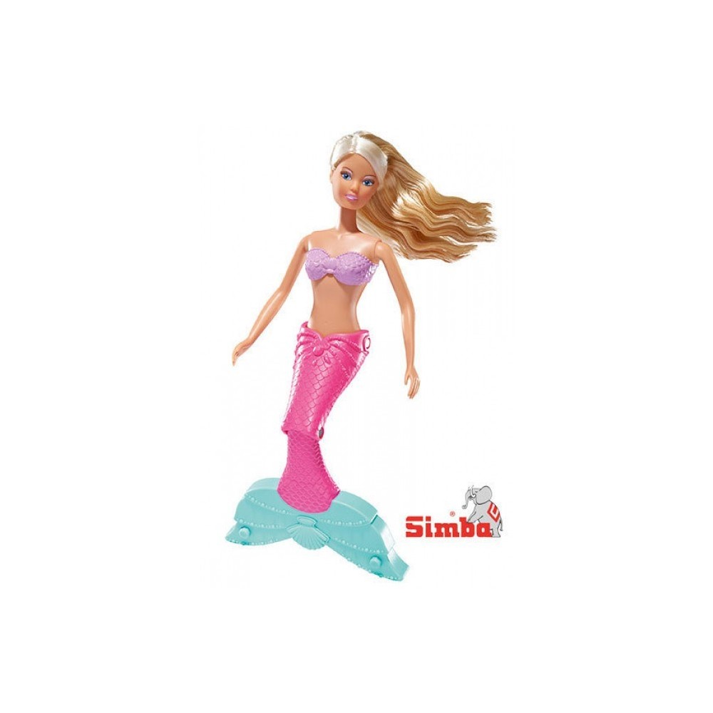 Кукла Штеффи - русалка с подвижным хвостом, 29 см.  